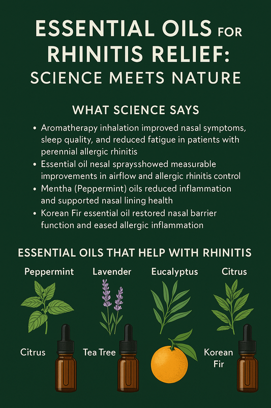 πΏ Essential Oils for Rhinitis Relief: Science Meets Nature