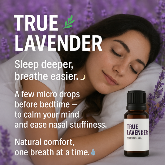 True Lavender 💜 — Sleep Better & Breathe Freely 😴 💤 🛏
