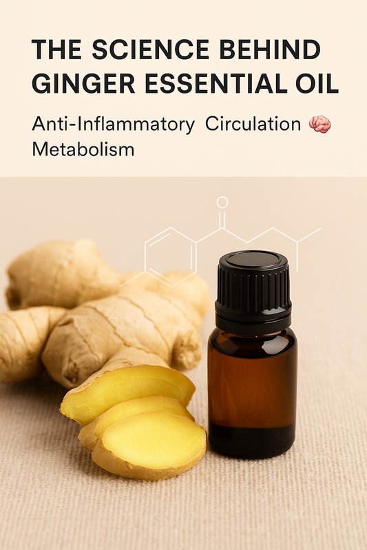 🧠 The Science Behind Ginger Essential Oil: How It Works in Your Body