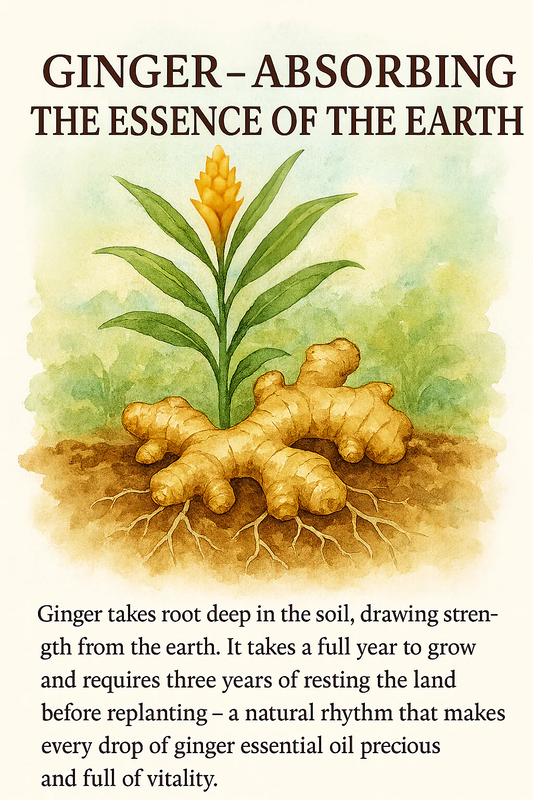 Aromatic Grounding Effects of Ginger Essential Oil - How Olfactory–Limbic Pathways Support Autonomic Nervous System Balance