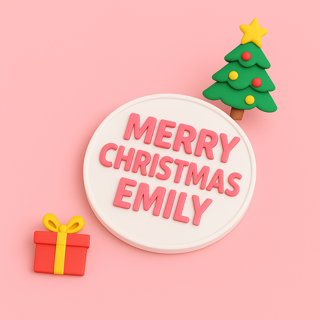 Personalized Silicone Coaster & Key Chain