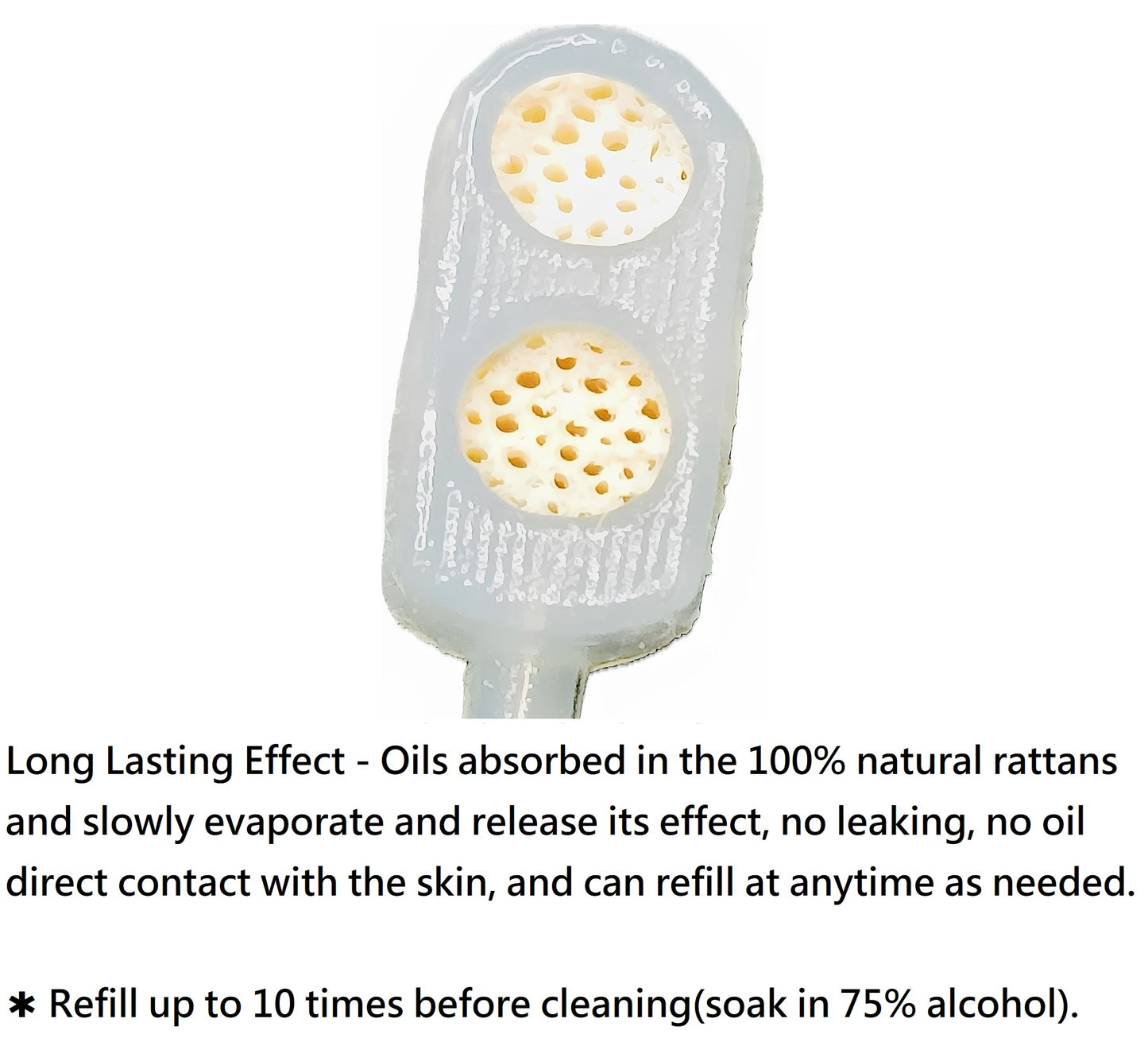 Mini Essential Oil Nose Ring Clip Inhaler - Aromatherapy Nasal Ring Clip Diffuser - (Silicone Inhaler x 1，Silicone Dropper x1，2ml Empty Bottle x 1) - Unscented - Reusable - Refillable - Exclusive, Safe And Fitting Design - Buy 3 For Free Shipping